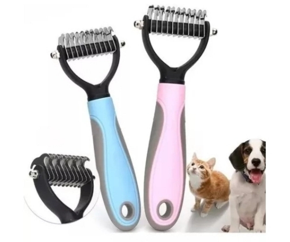 Cepillo Quita Nudos Deslanador Perro Gato
