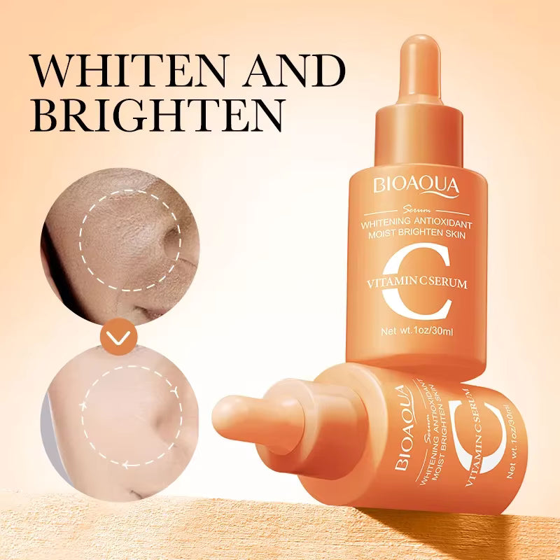 Kit x3 Serums Faciales Antiedad Bioaqua - Retinol, Vitamina C y Ácido Hialurónico